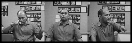 Vaibhav in film strip