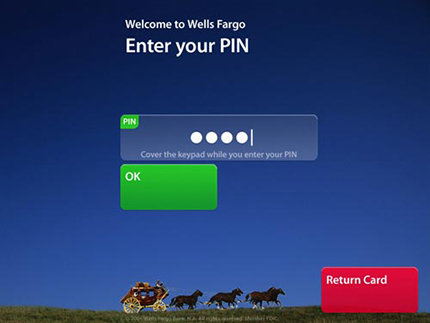 Wells Fargo new ATM UI